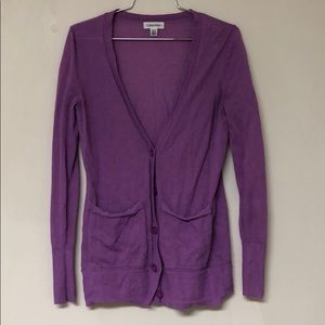 Purple Cardigan